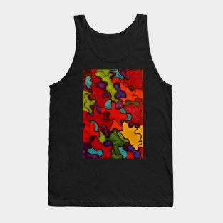 Colorful Puzzle Tank Top